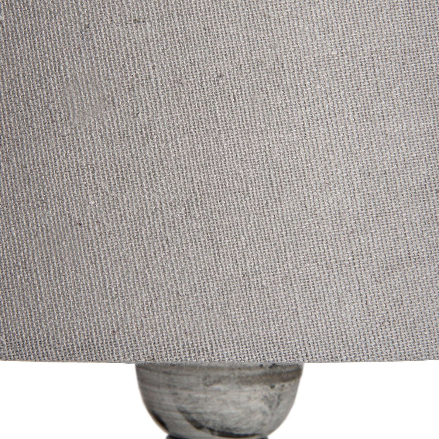 Wooden Painted Table Lamp - Grey