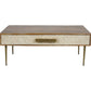 Bone Inlay One Drawer Coffee Table - Natural Collection