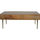 Bone Inlay One Drawer Coffee Table - Natural Collection