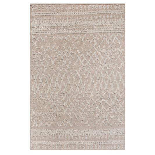 Molino - Knitted Wool Floor Rug - Ivory & Beige - 160x230cm