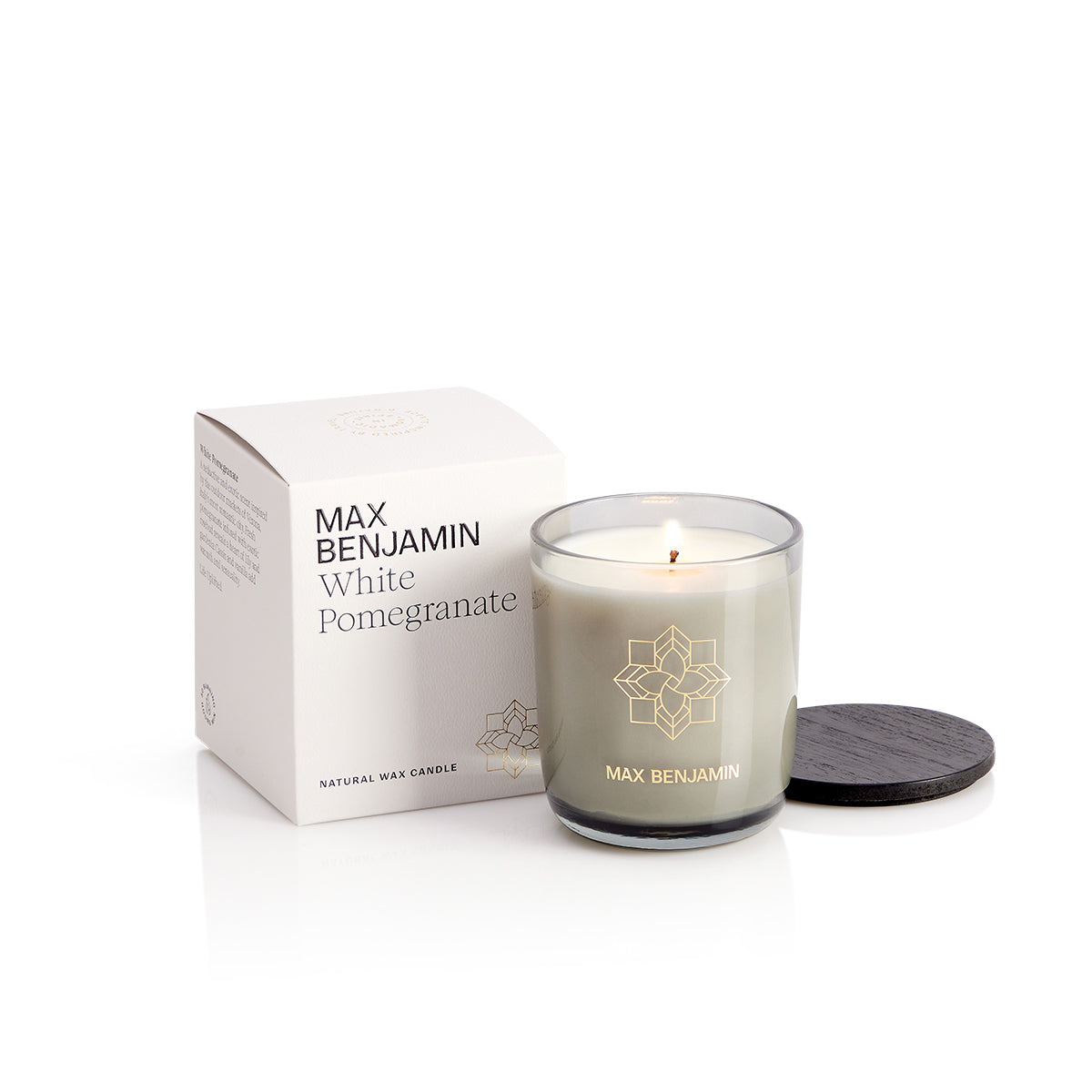 White Pomegrante Candle - Max Benjamin