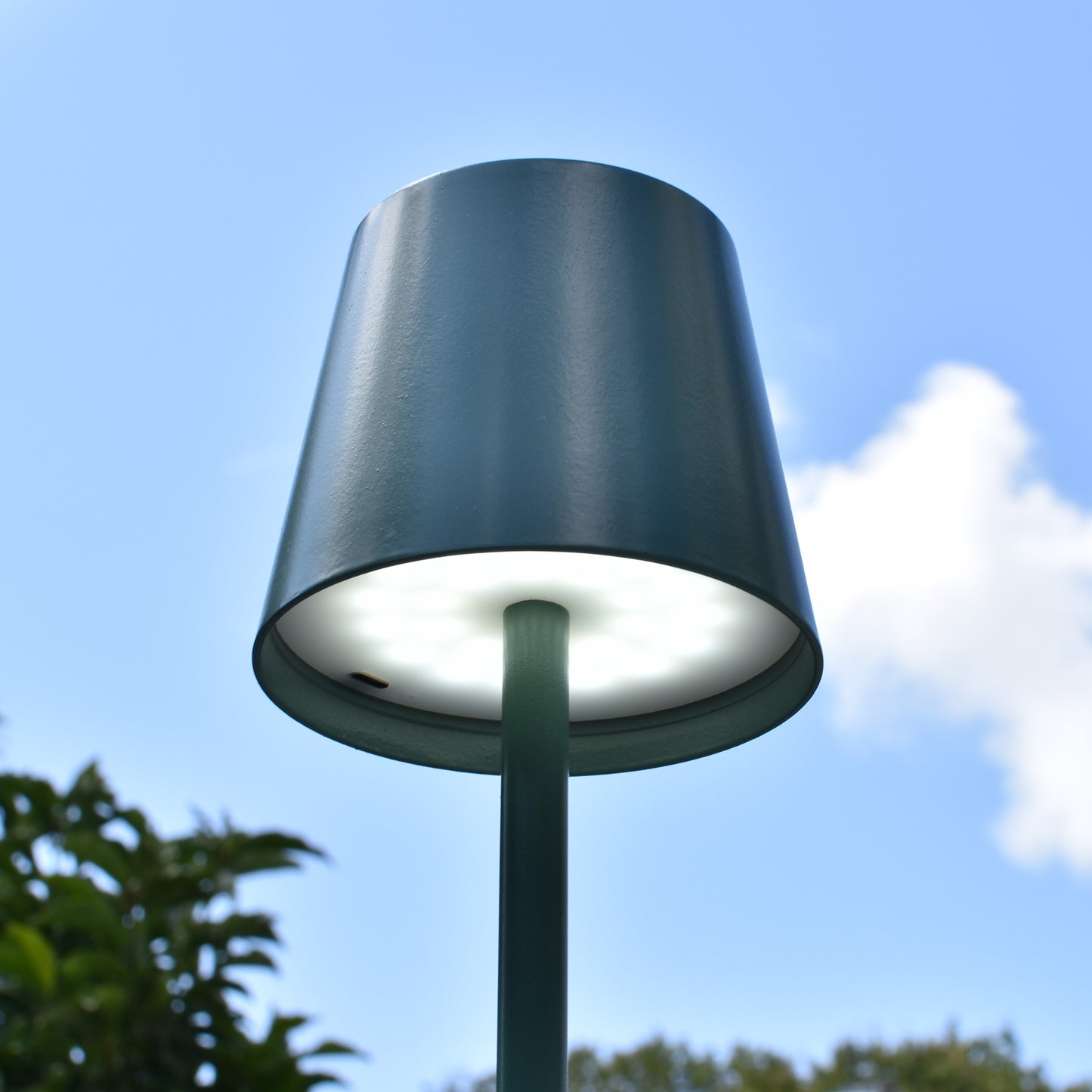 Rechargeable & Dimmable LED Lamp - Sage Green