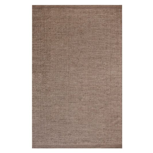 Paz - Handwoven Wool Floor Rug - Ivory and Dark Beige - 170x240cm