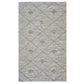 Siesta - Handwoven Leather Floor Rug - Beige - 160x230cm