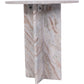 Full Marble Side Table - Browns