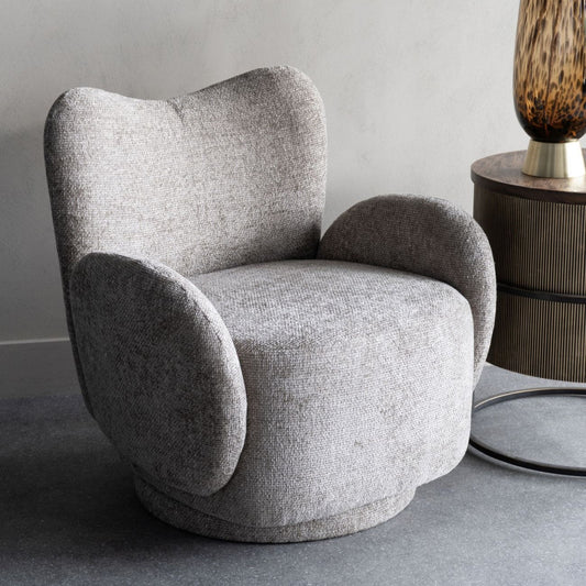 Swivel Chair - Brown Mink