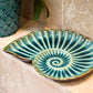 Ammonite Plate - Dark Turquoise