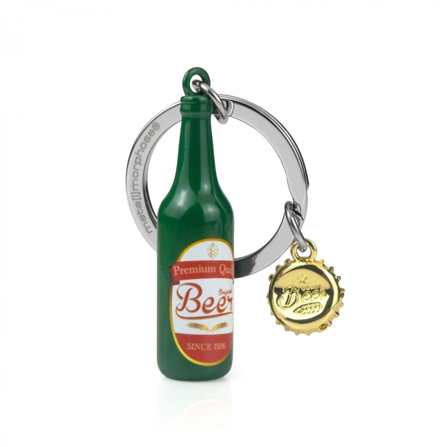 Beer Bottle Keyring