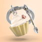 Cupcake Keyring