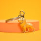 Gold Lion Keyring