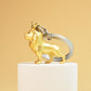 Gold Lion Keyring