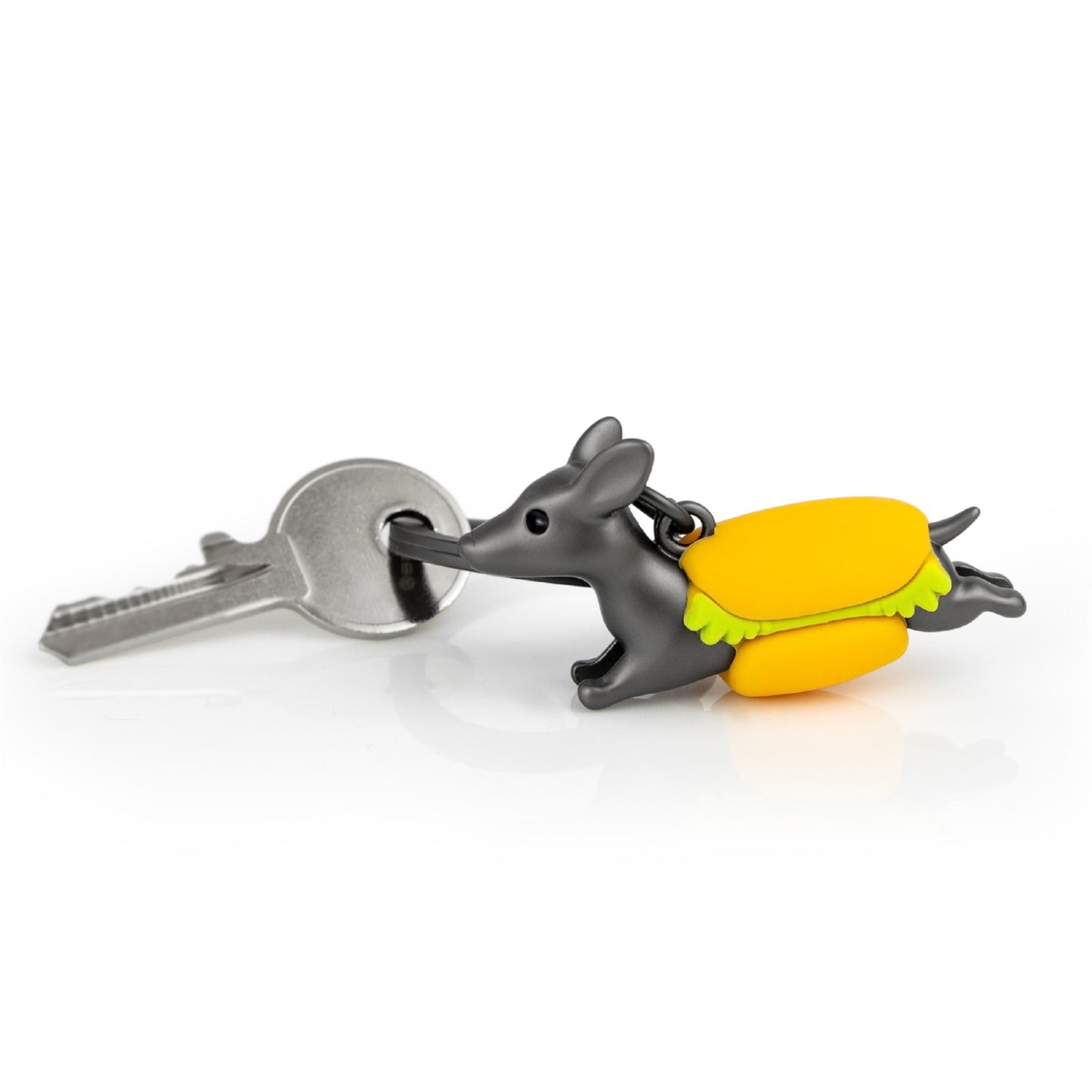 Hot Dog - Dachshund - Sausage Dog Keyring