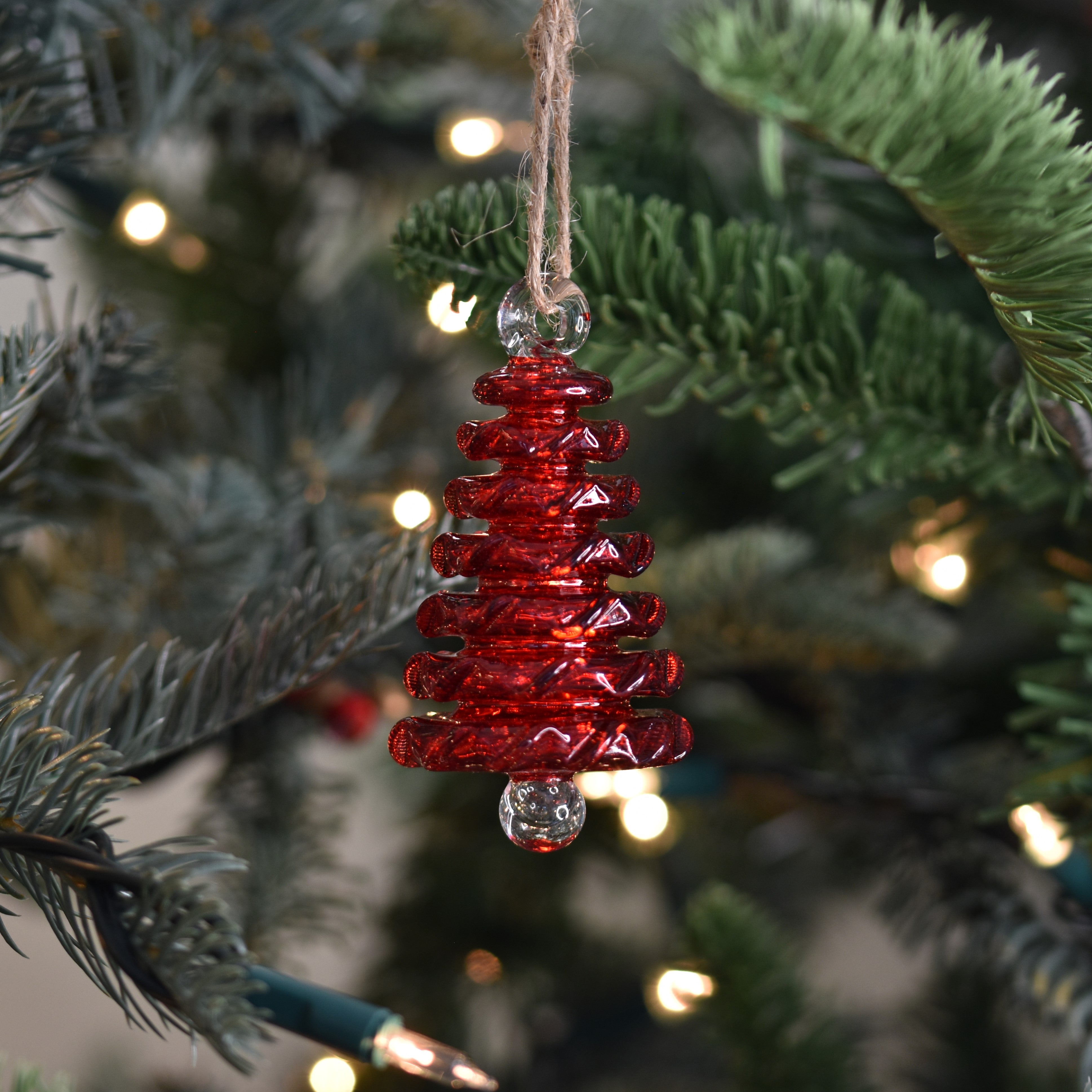 Tree - Egyptian Glass Decoration - Red – Rural Urban