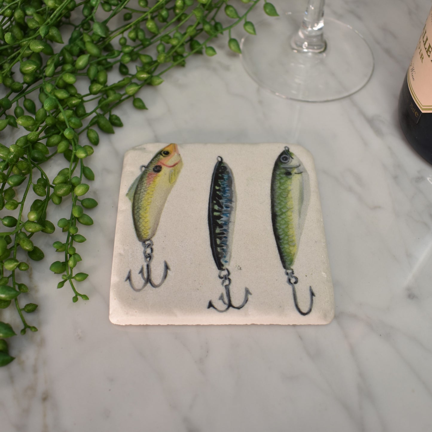 Fishing Coasters - Set of Four