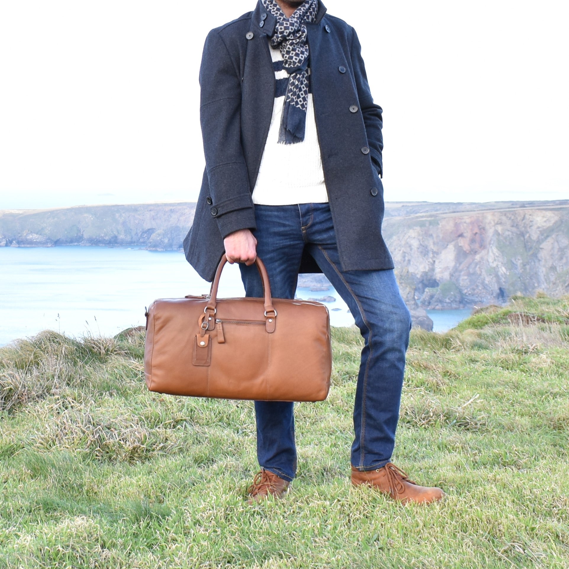 Light tan leather clearance bag